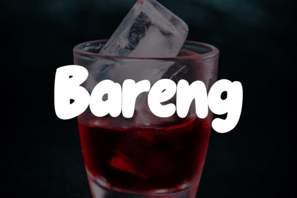 Bareng Font: Versatile Display Typography for Web Design