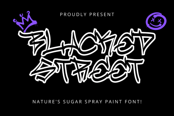 Blacked Street Font: Bold Graffiti Style for Digital Campaigns