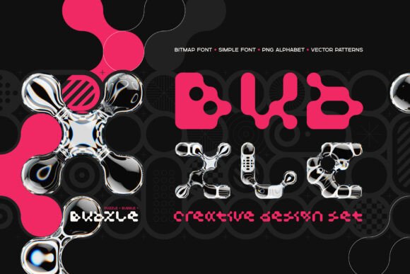 Bubzle Font Review: Digital Layouts & Web Design
