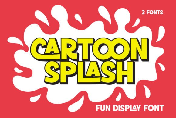 Cartoon Splash Font Review for Web Design