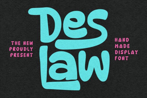 Deslaw Font: Bold Display Type for Campaign Visuals
