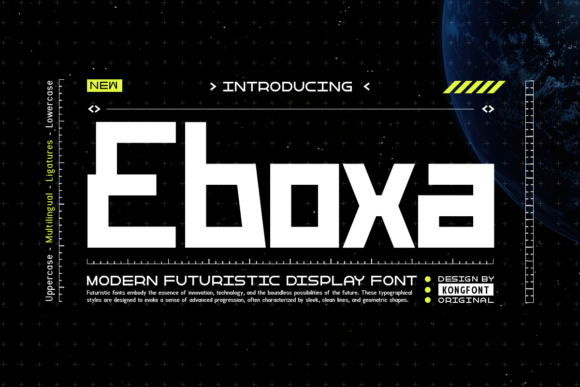 Eboxa Font: Testing a Futuristic Typeface for Branding