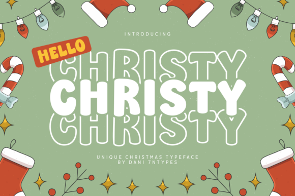 Hello Christy Font: Playful Display Type for Campaigns