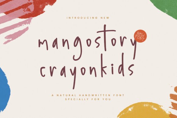 Mangostory Crayonkids Font for Authentic Branding