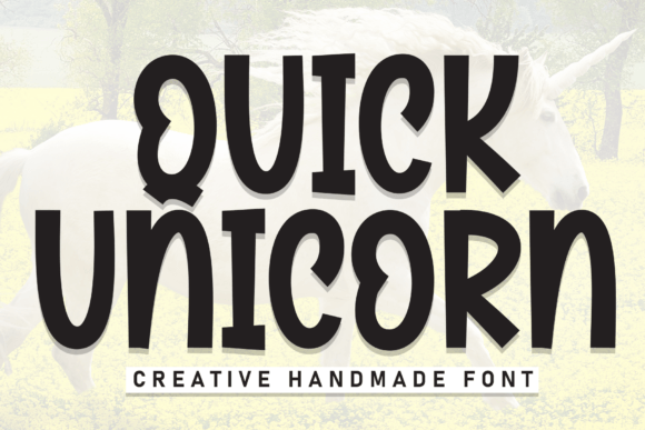 Quick Unicorn Font: Whimsical Display Type for Web Design