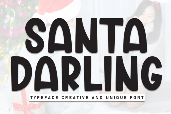 Santa Darling Font for Festive Editorial Design