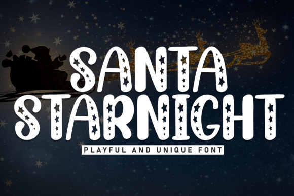 Santa Starnight Font: Joyful Display Type for Campaigns