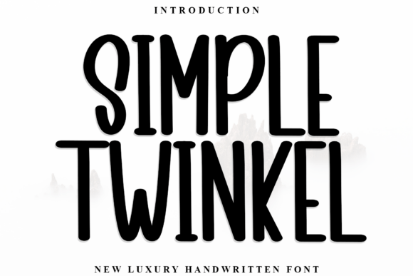 Simple Twinkel Font: Bold Display Typography for Web Design