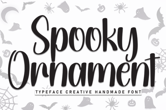 Spooky Ornament Font: A Web Designer’s Layout Test