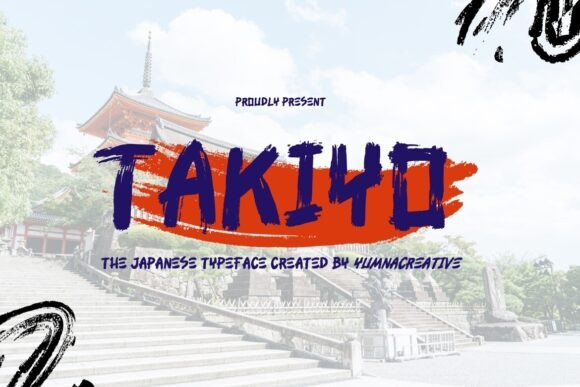 Takiyo Font: Adding Handmade Texture to Your Crafts