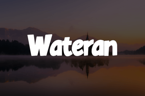 Wateran Font: A Designer’s Take on Fashion Branding