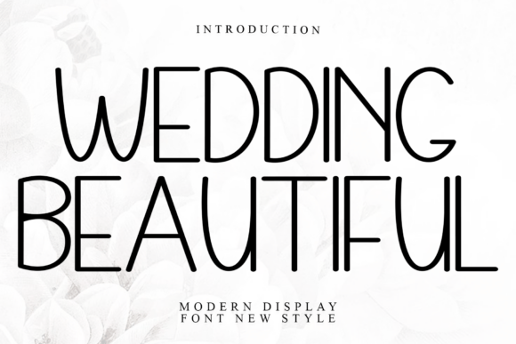 Wedding Beautiful Font for Editorial Design