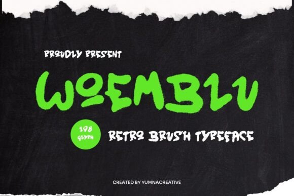 Woemblu Font: Adding Retro Warmth to Small Business Branding